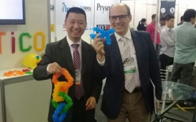 Projeto premiado foi um dos atrativos do estande do Sindiplast-ES