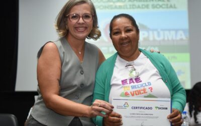 Escola de Associativismo entrega certificados para Associações de Catadores de Materiais Recicláveis no norte do ES